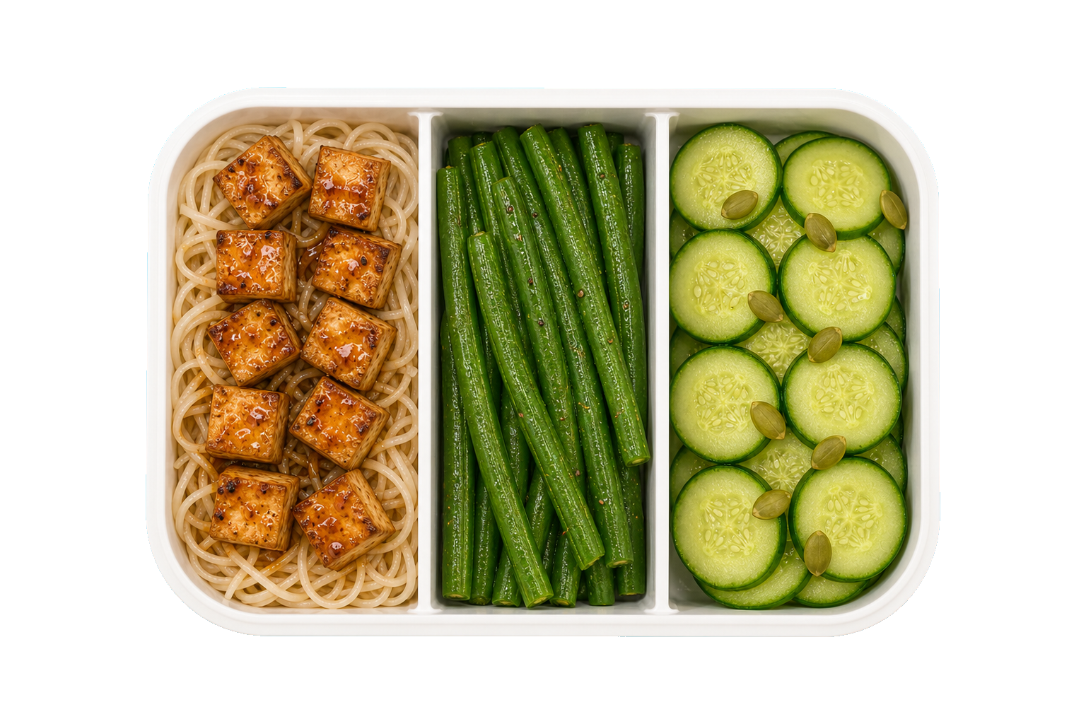 Thai Peanut Lime Tofu with Rice Noodles