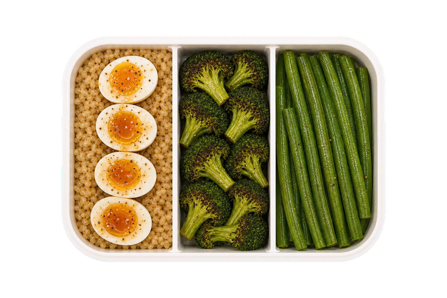 Lemon Herb Eggs with Brown Rice