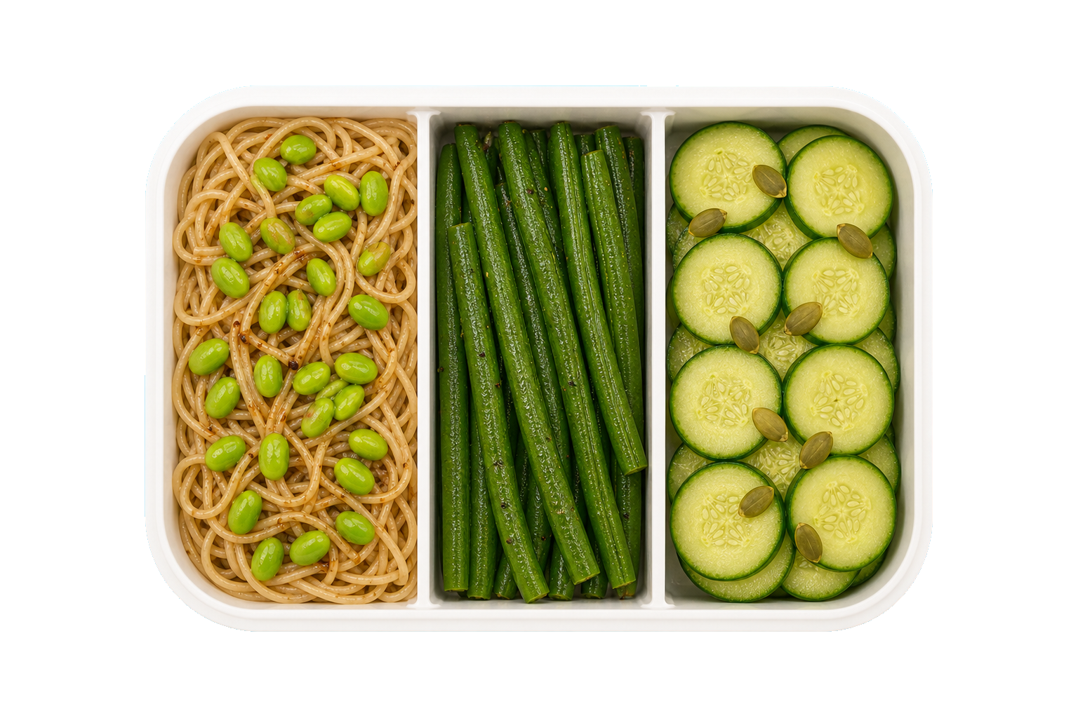 Thai Peanut Lime Edamame with Rice Noodles