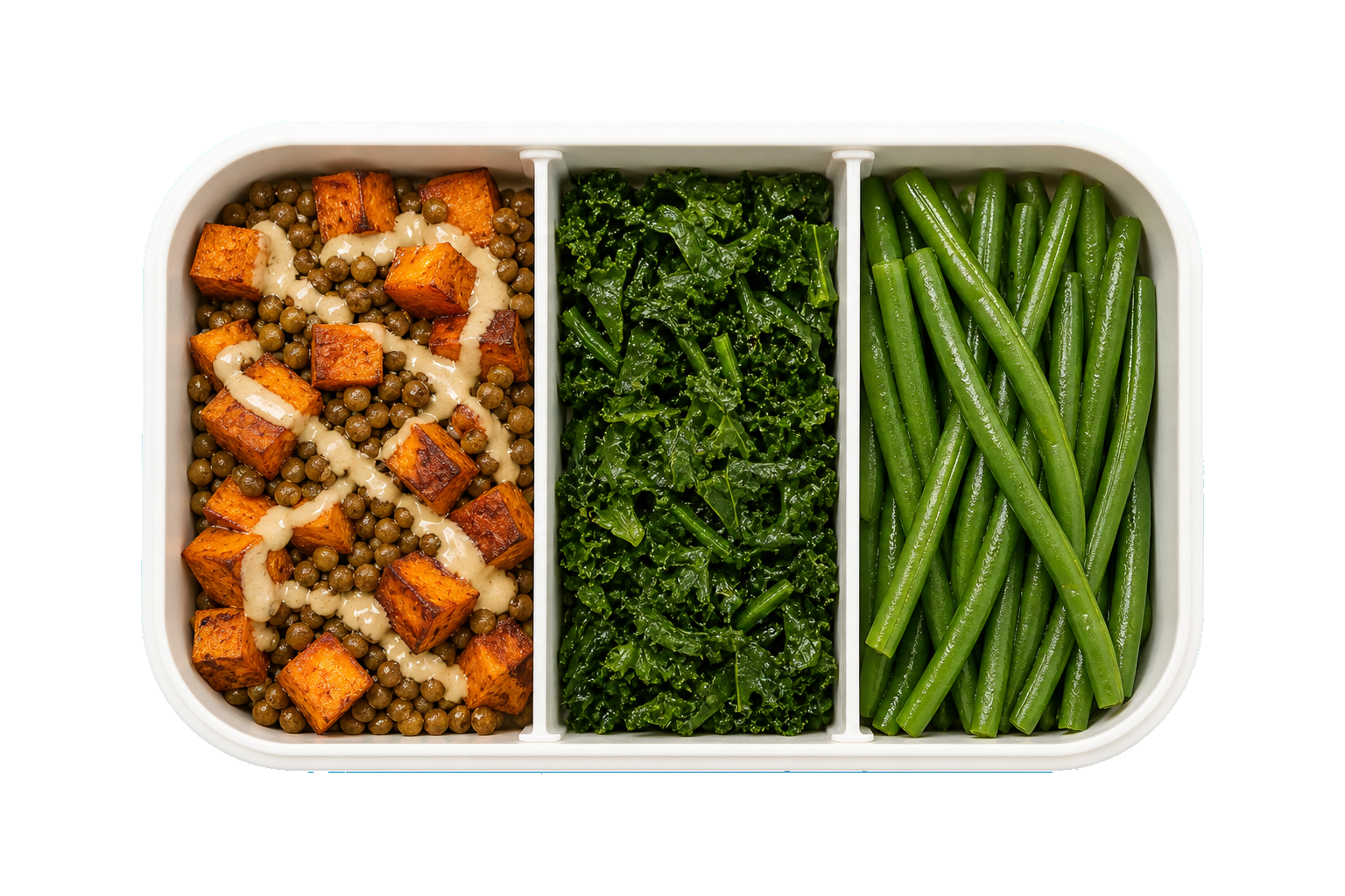 Garden Curry Crunch Lentils with Sweet Potato