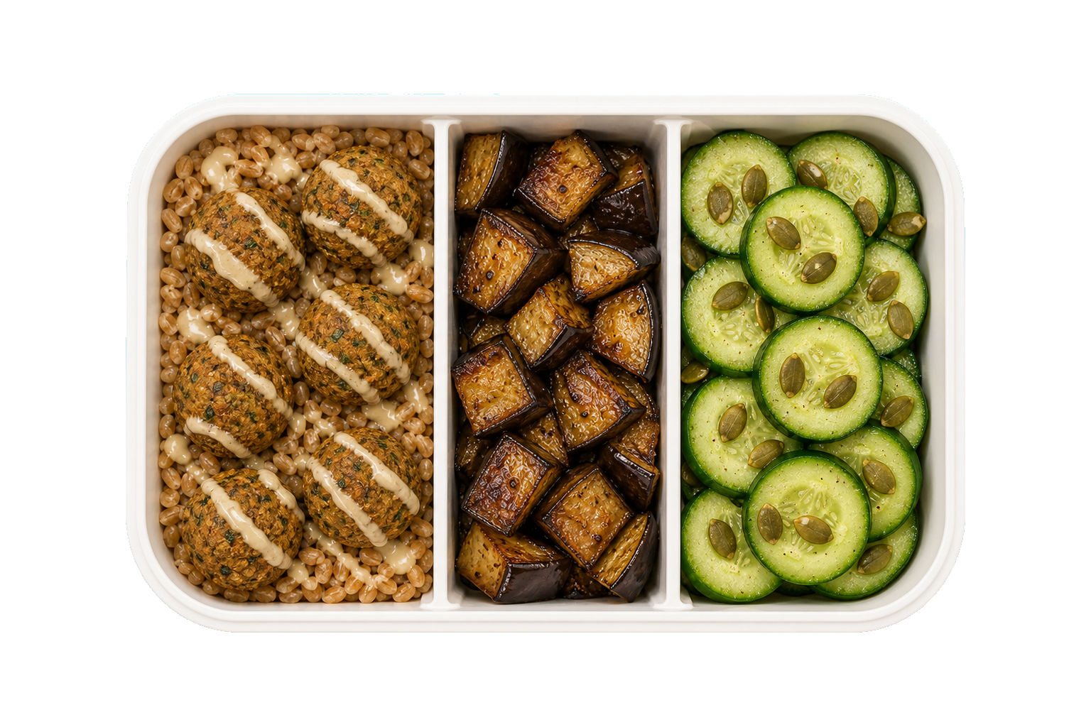 Aegean Falafel with Farro