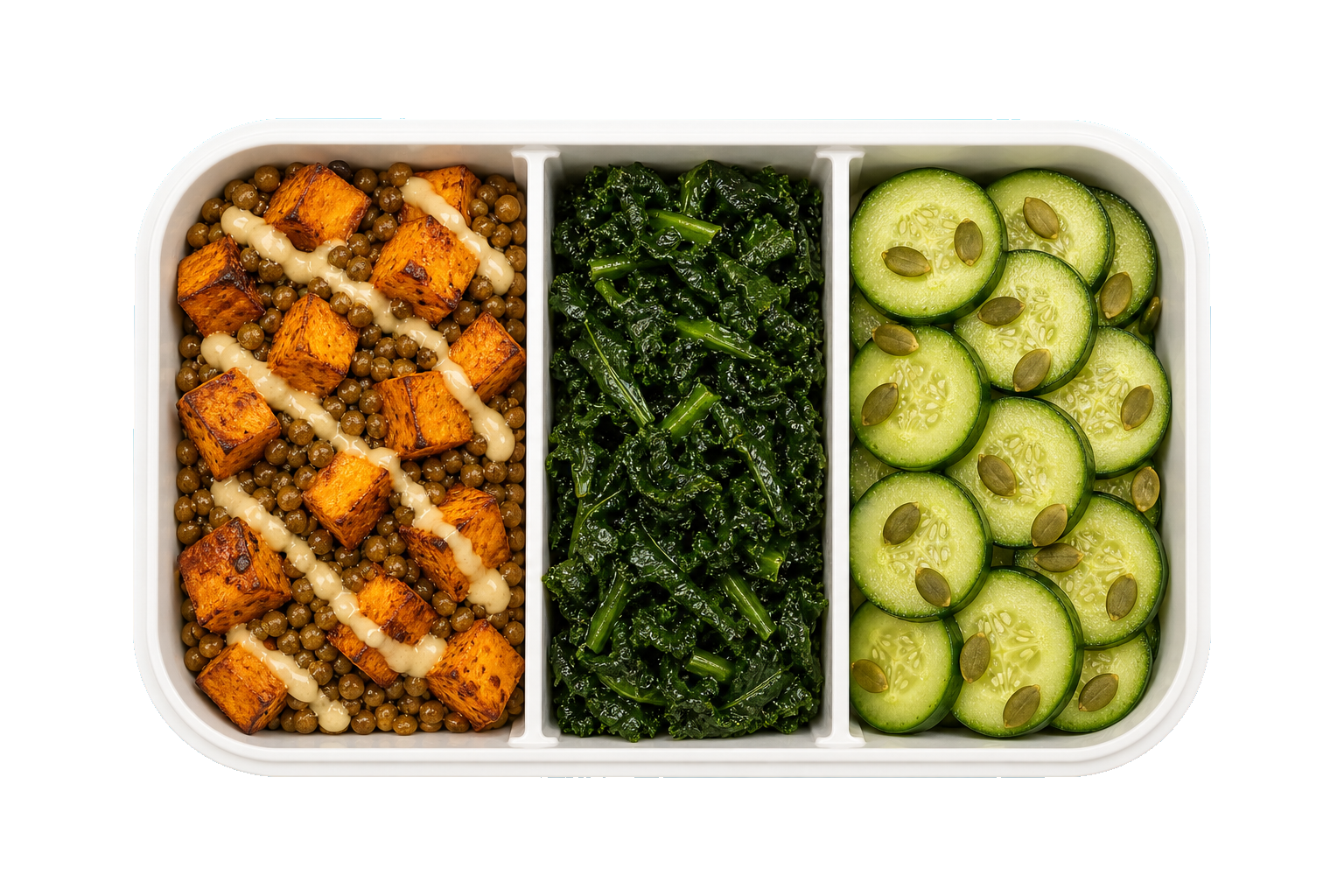 Garden Curry Crunch Lentils with Sweet Potato