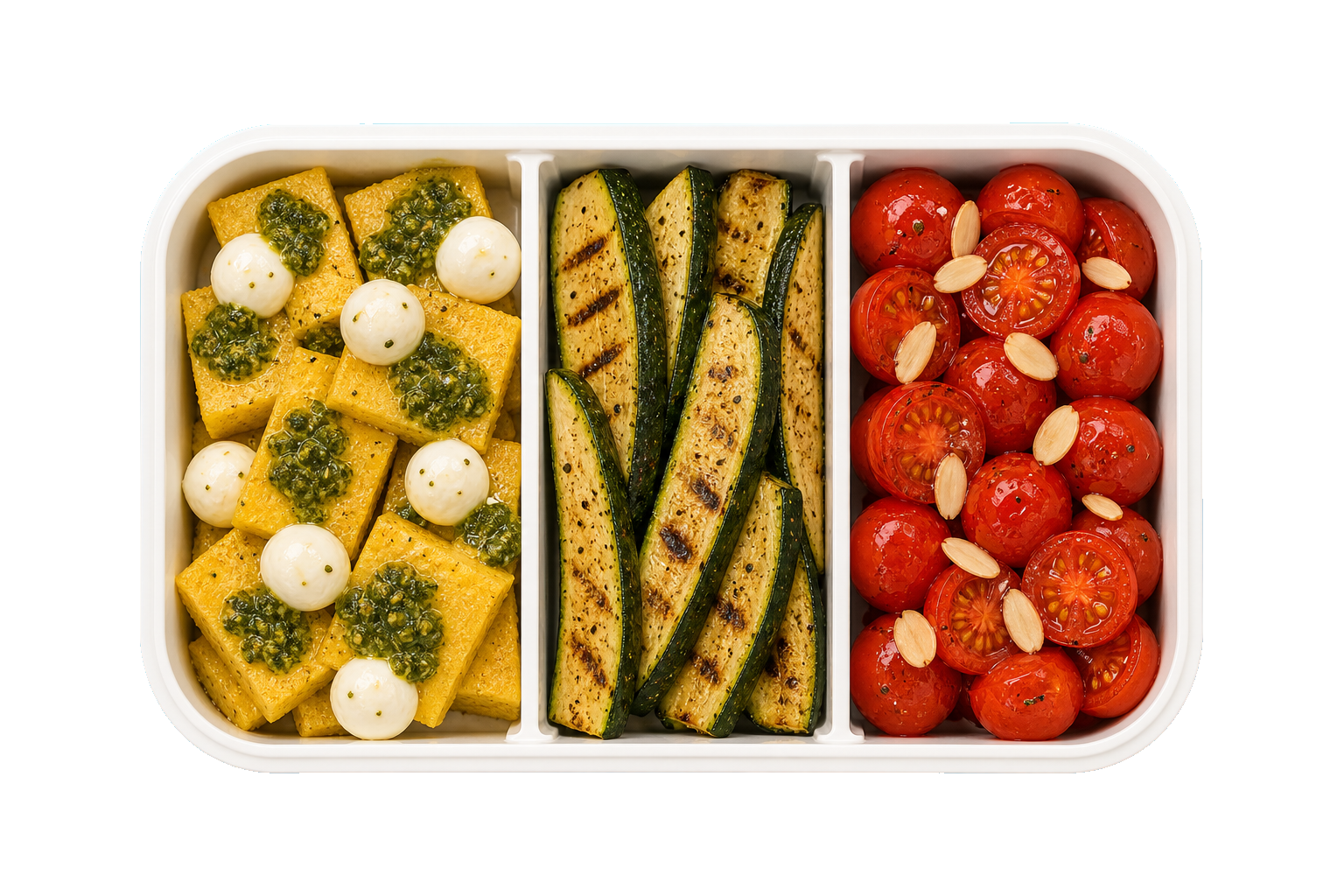 Polenta Caprese Mozzarella