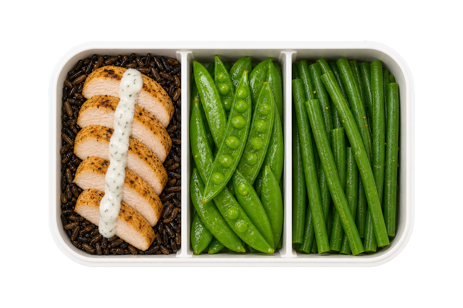 Chicken Orange Snap with Wild Rice
