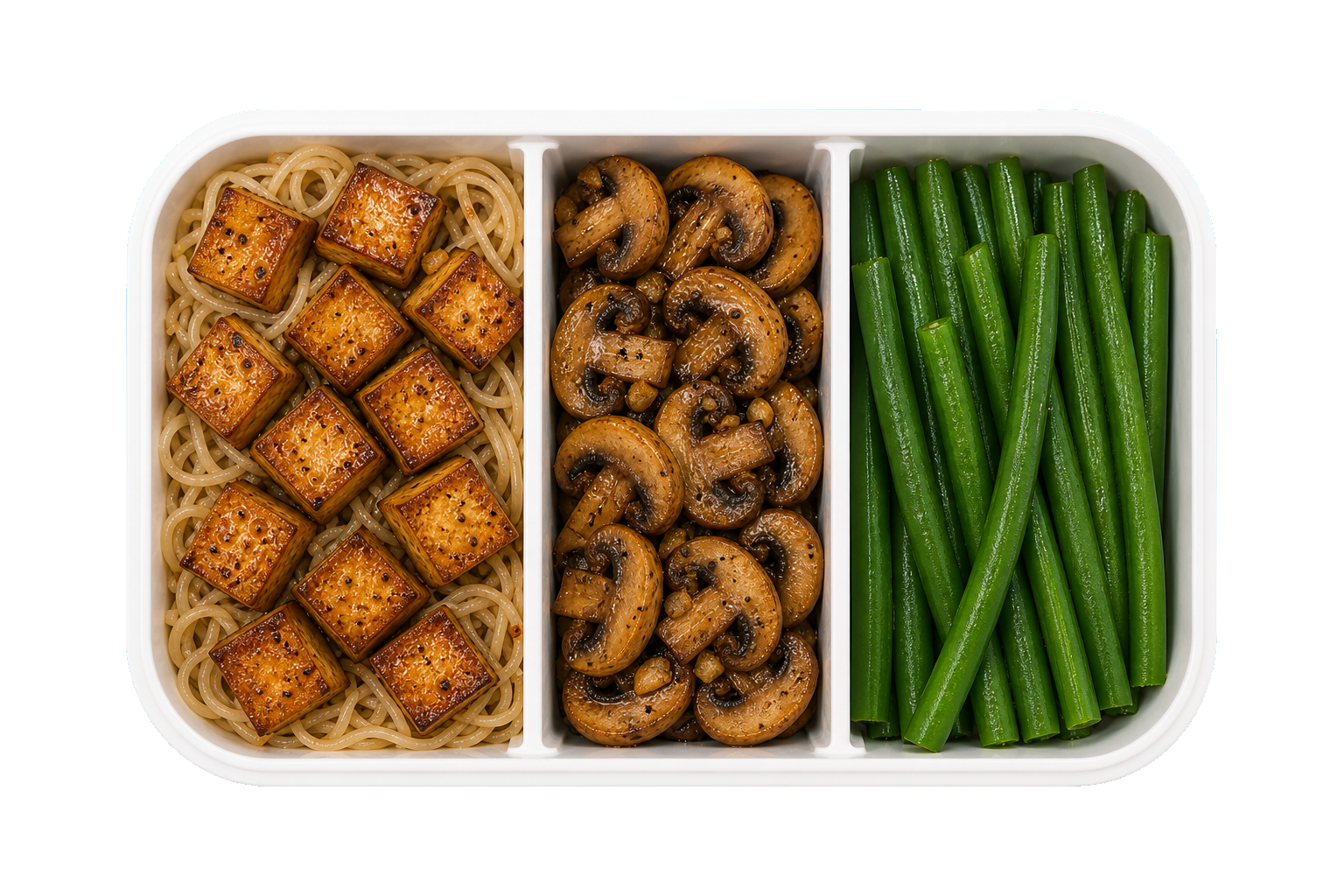 Korean Market Tofu with Rice Noodles