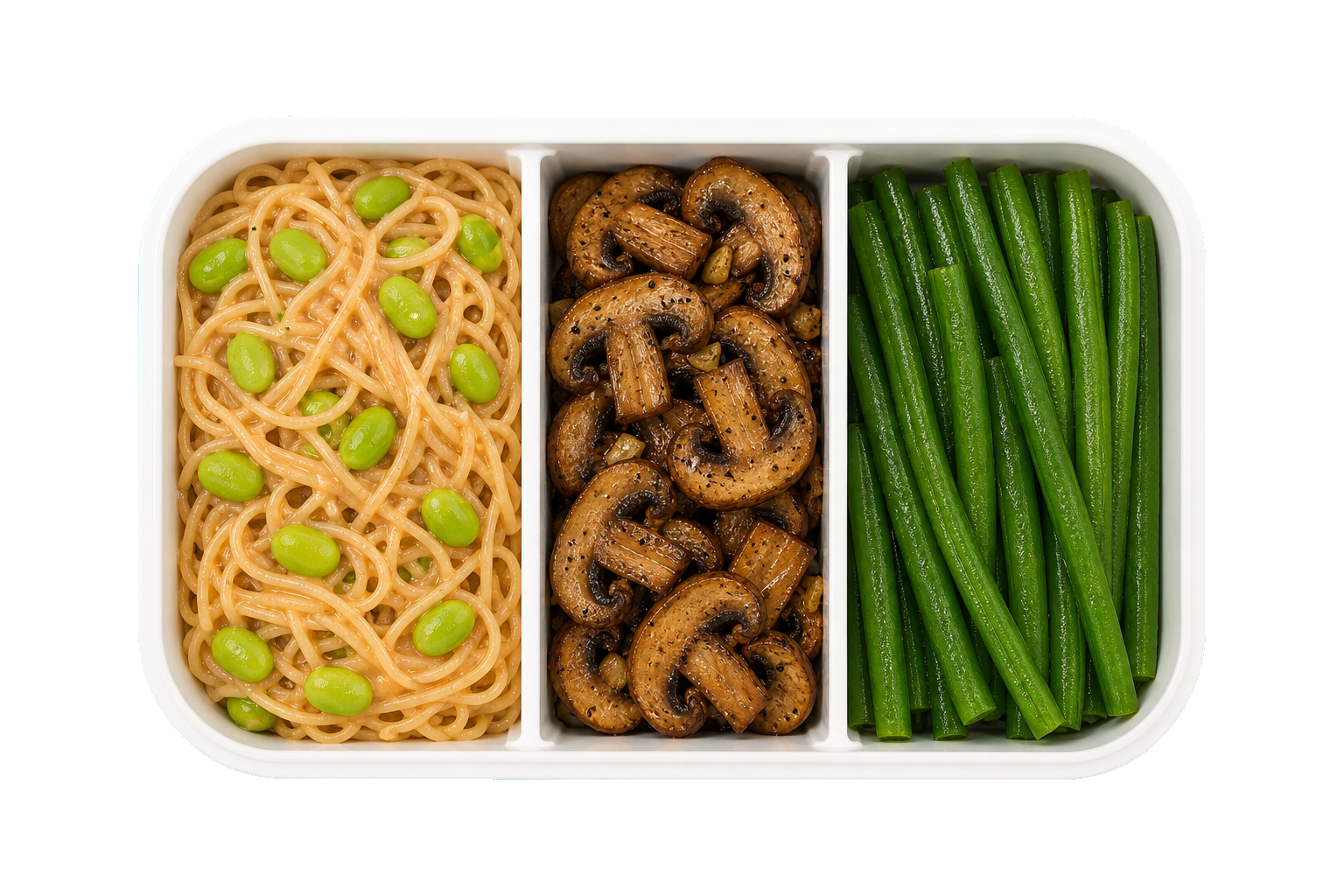 Sesame Soba Box Edamame with Rice Noodles