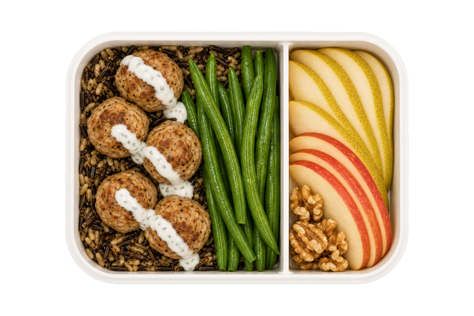 Turkey Meatballs with Wild Rice