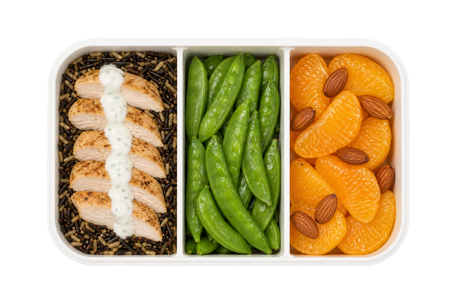 Chicken Orange Snap with Wild Rice