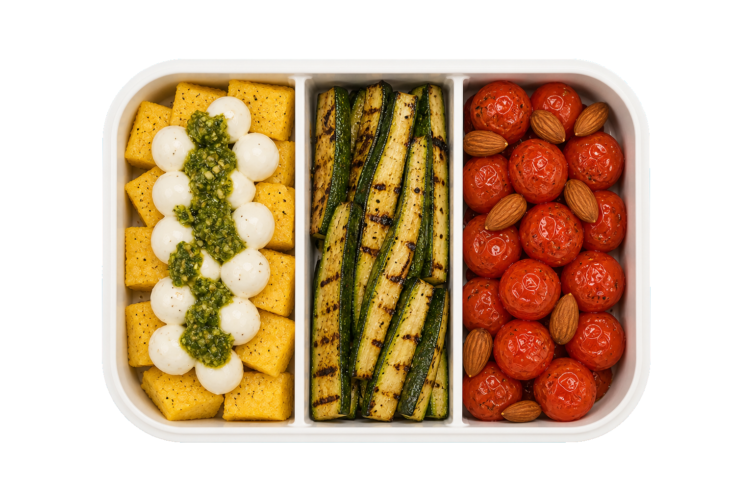 Polenta Caprese Mozzarella