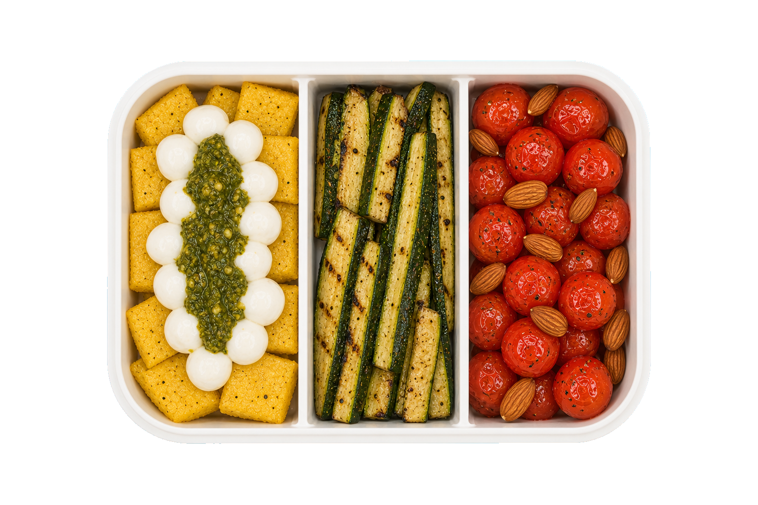 Polenta Caprese Mozzarella