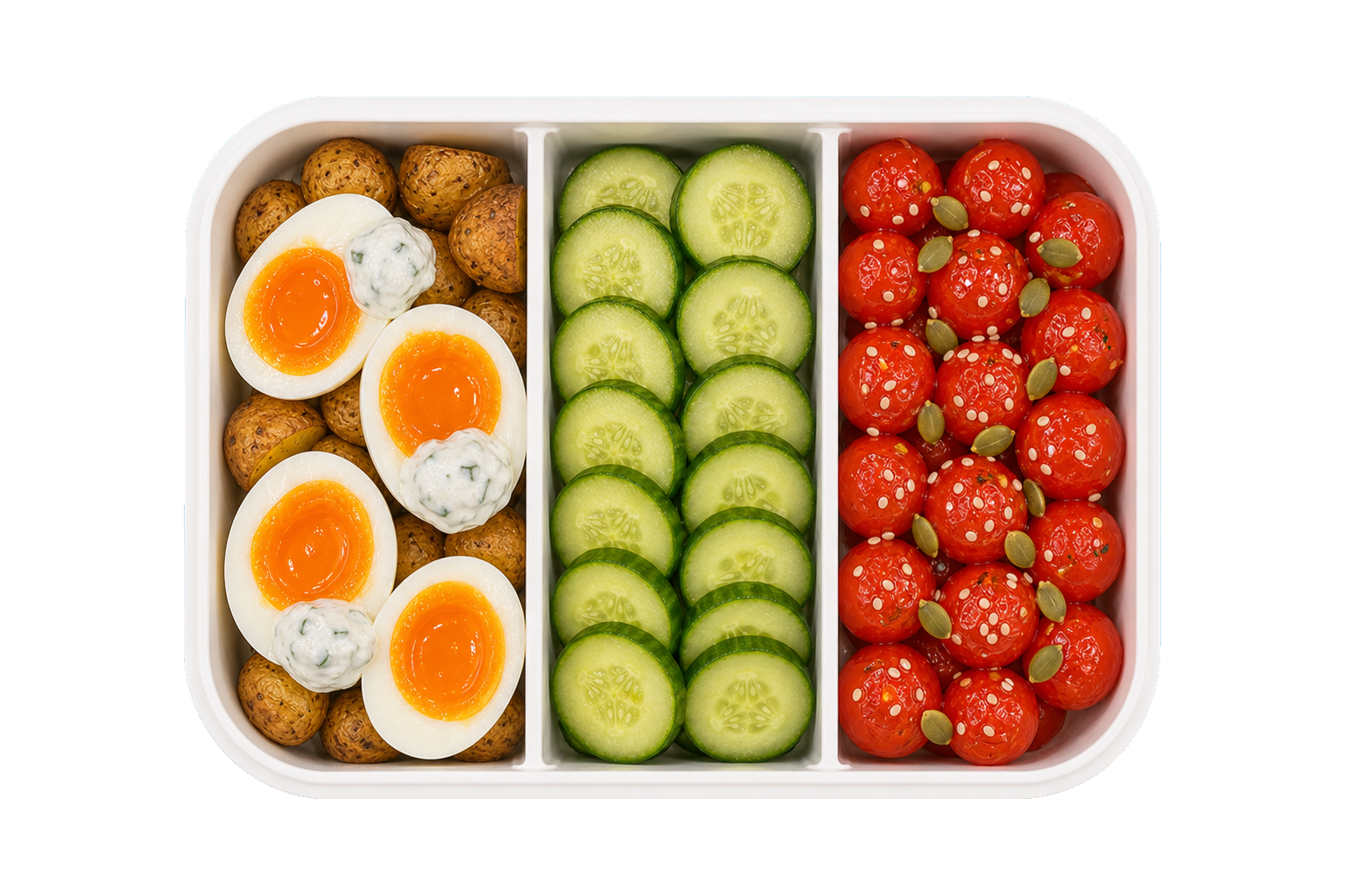 Jammy Egg Mini Eggs with Potato