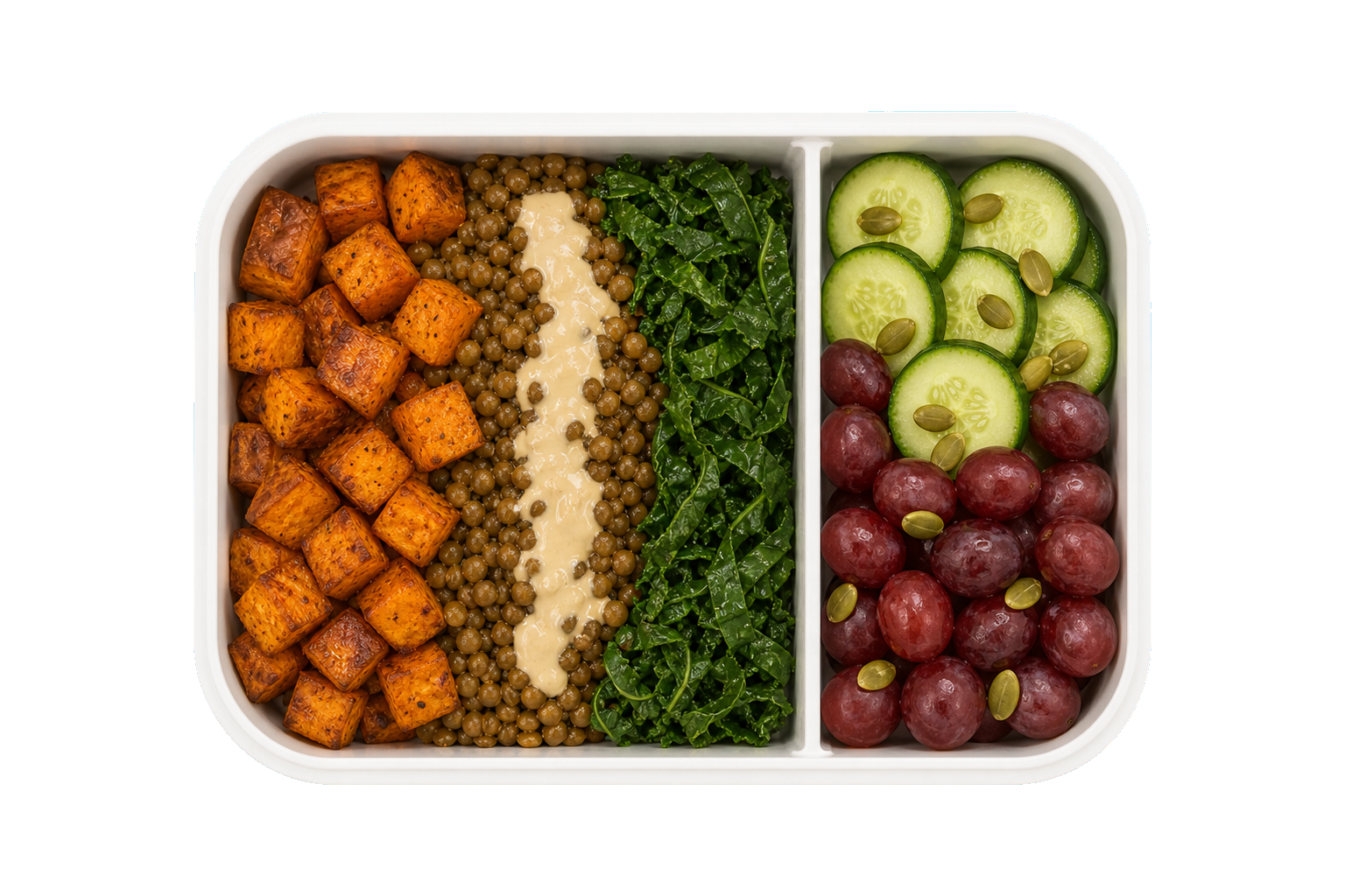 Garden Curry Crunch Open Lentils with Sweet Potato