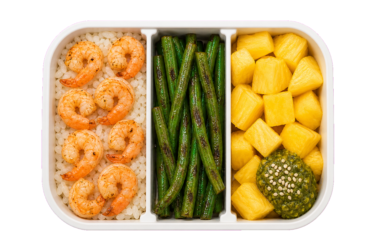 Shrimp Pineapple Rice with Sushi Rice