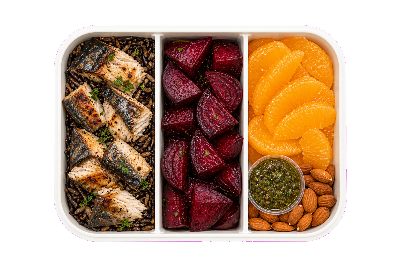 Mackerel with Wild Rice