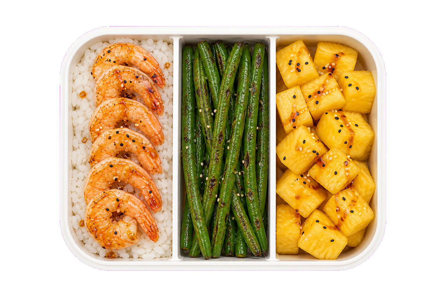 Shrimp Pineapple Rice with Sushi Rice