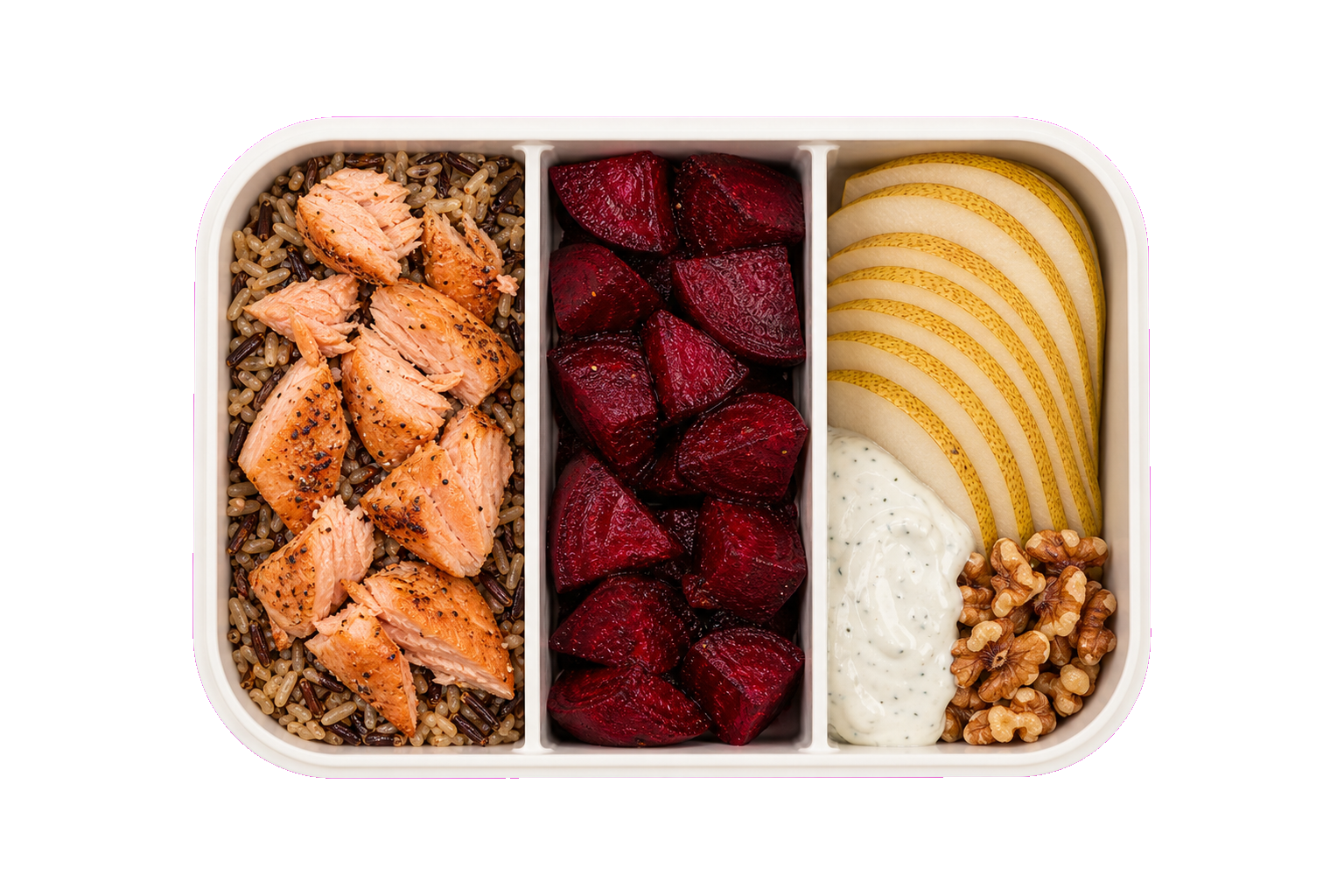 Nordic Salmon Beet Rice Evening Pack with Wild Rice