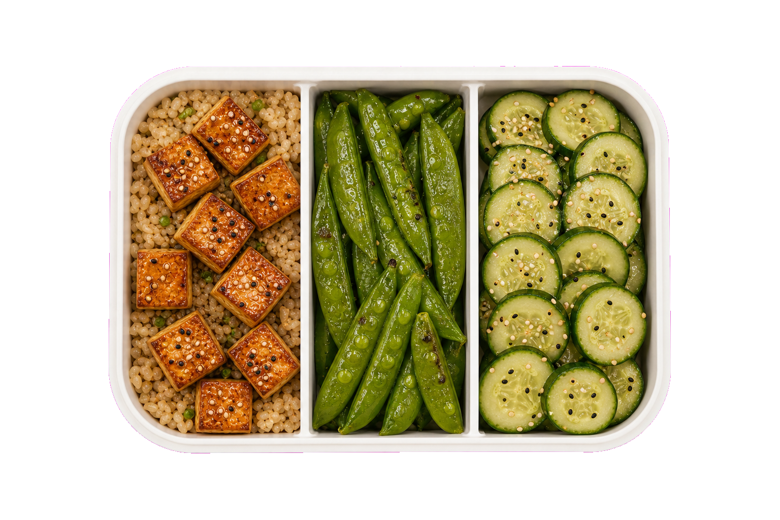 Korean Tamari Tofu Rice with Brown Rice