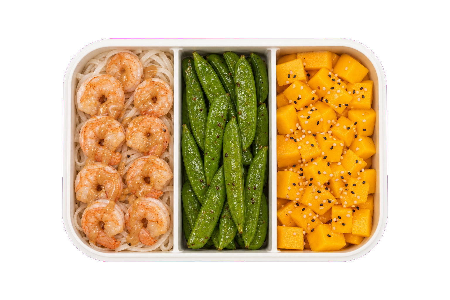 Thai Mango Shrimp Noodles with Rice Noodles