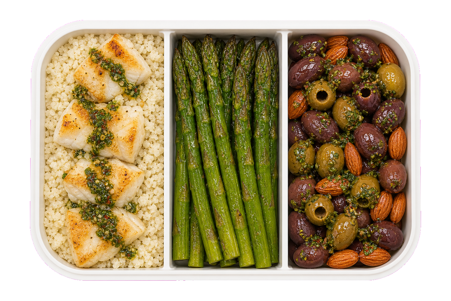 Mediterranean Cod Cauliflower Rice