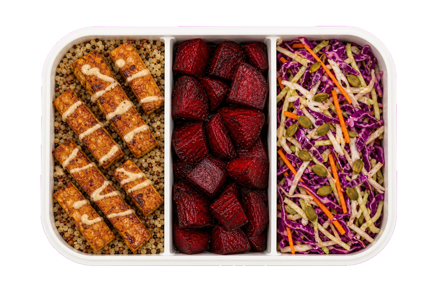 Tempeh Beet Quinoa