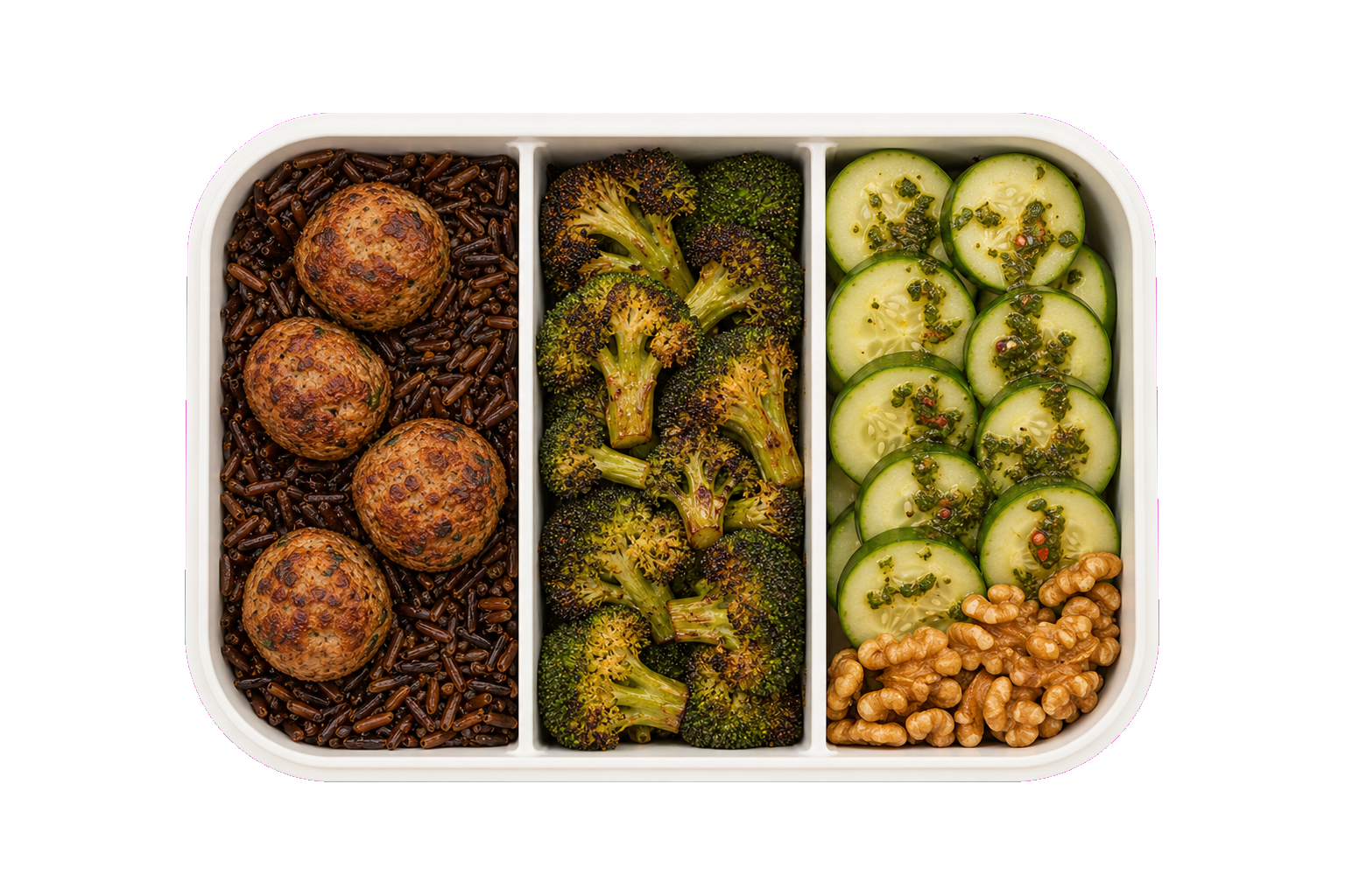Turkey Broccoli Wild Rice Lunch