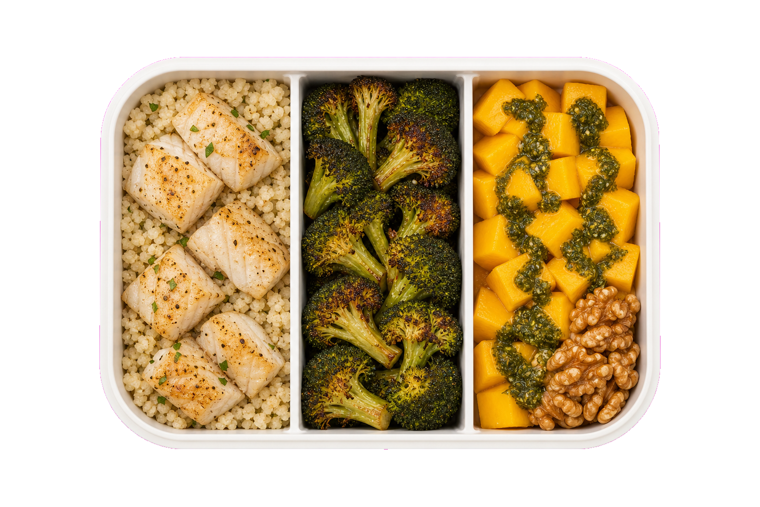 Cod Pieces with Cauliflower Rice