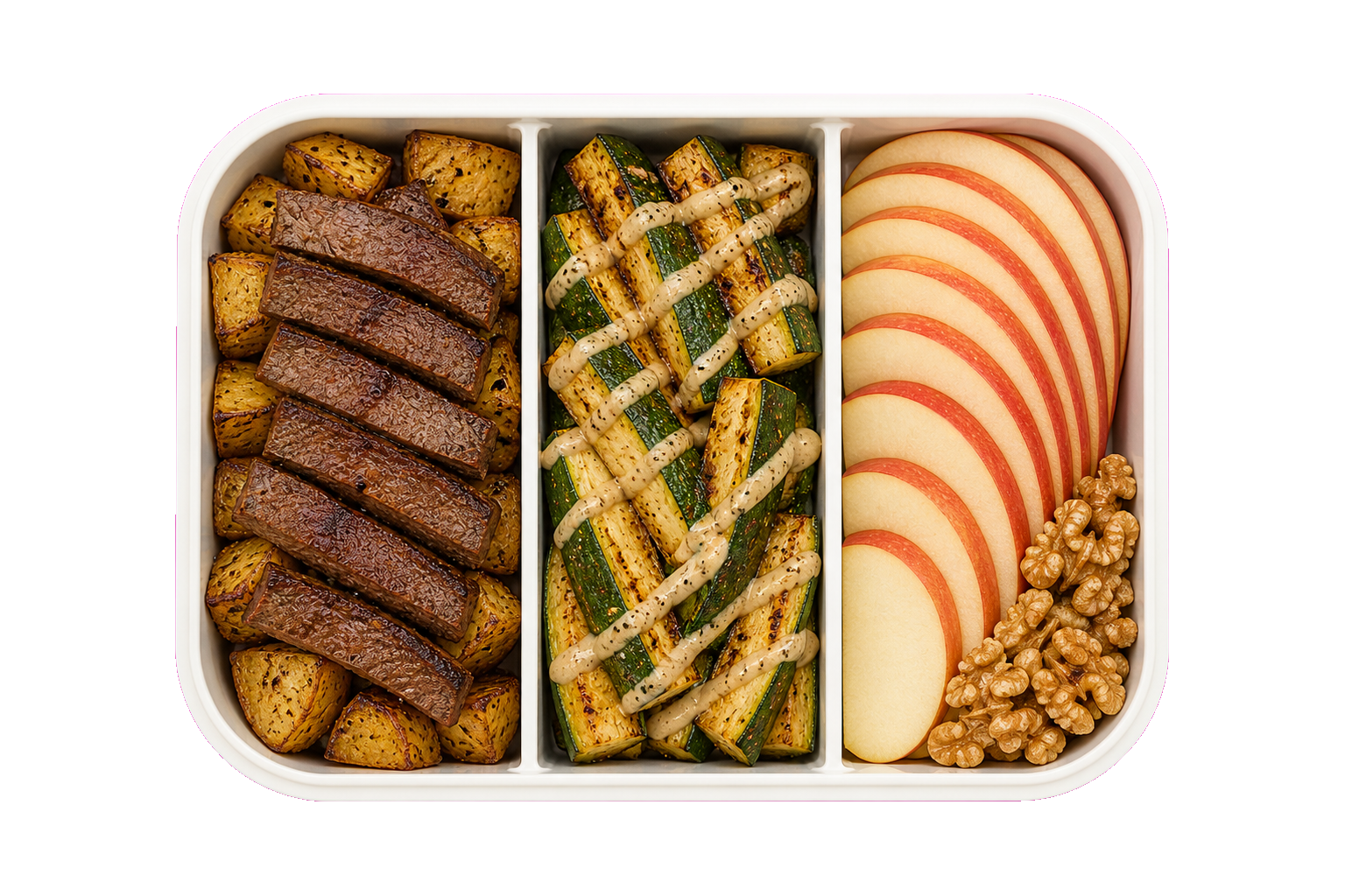 Lean Beef Strips Roasted Potato