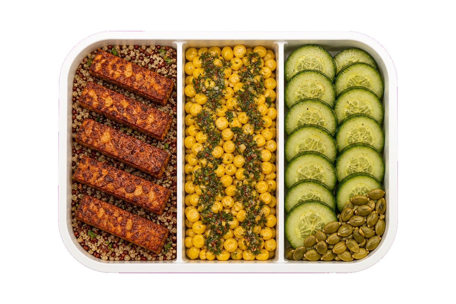 Tempeh Strips Quinoa