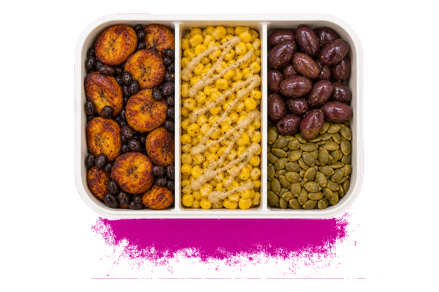 Black Beans Roasted Plantain