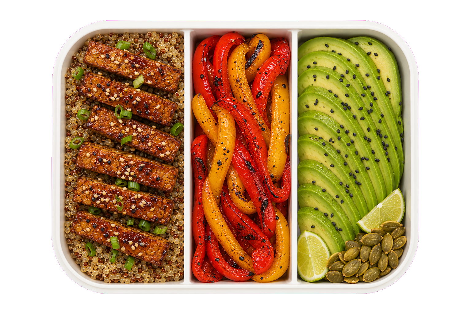 Tempeh Strips Quinoa