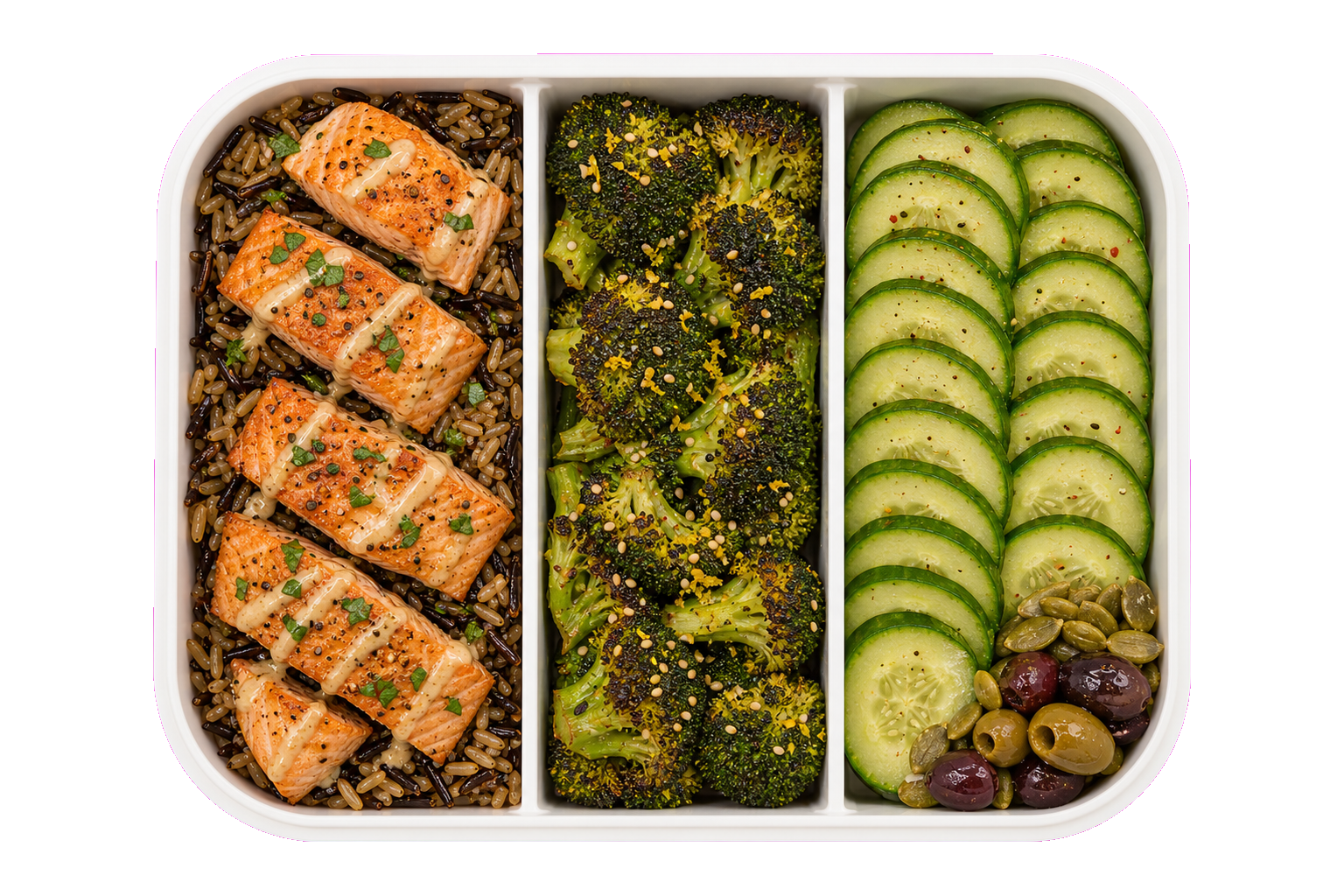 Cooked Salmon Wild Rice