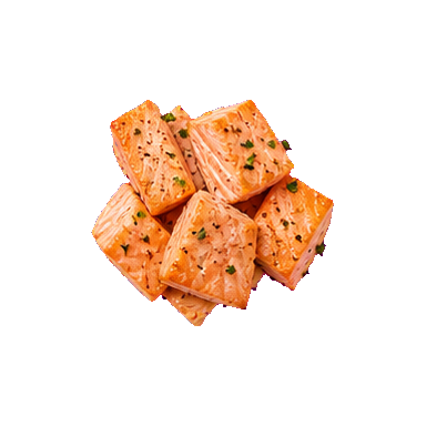 salmón cocido