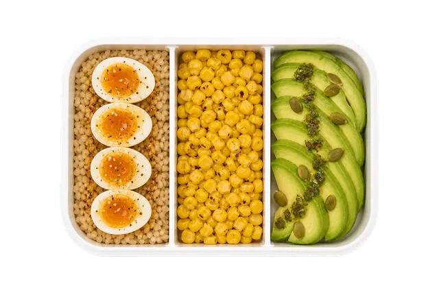 Fajita Verde Eggs with Brown Rice