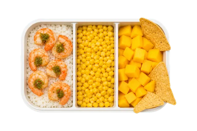 Caribbean Lime Shrimp with Sushi Rice
