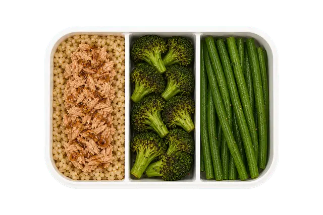Lemon Herb Tuna with Brown Rice