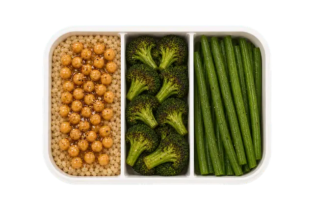 Lemon Herb Chickpeas with Brown Rice