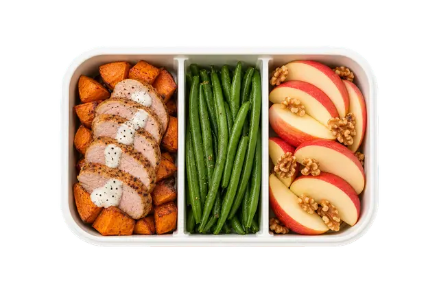 Pork Apple Plaza with Sweet Potato