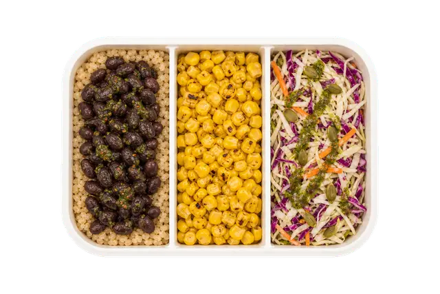 Fajita Verde Black Beans with Brown Rice